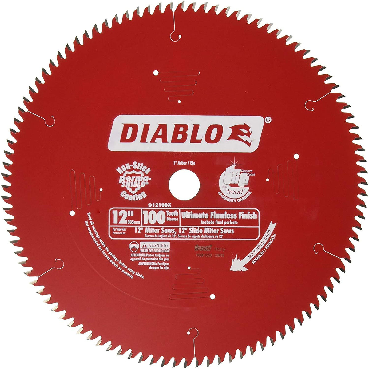 Diablo D12100X 12-Inch Circular Saw Blade 2-Pack