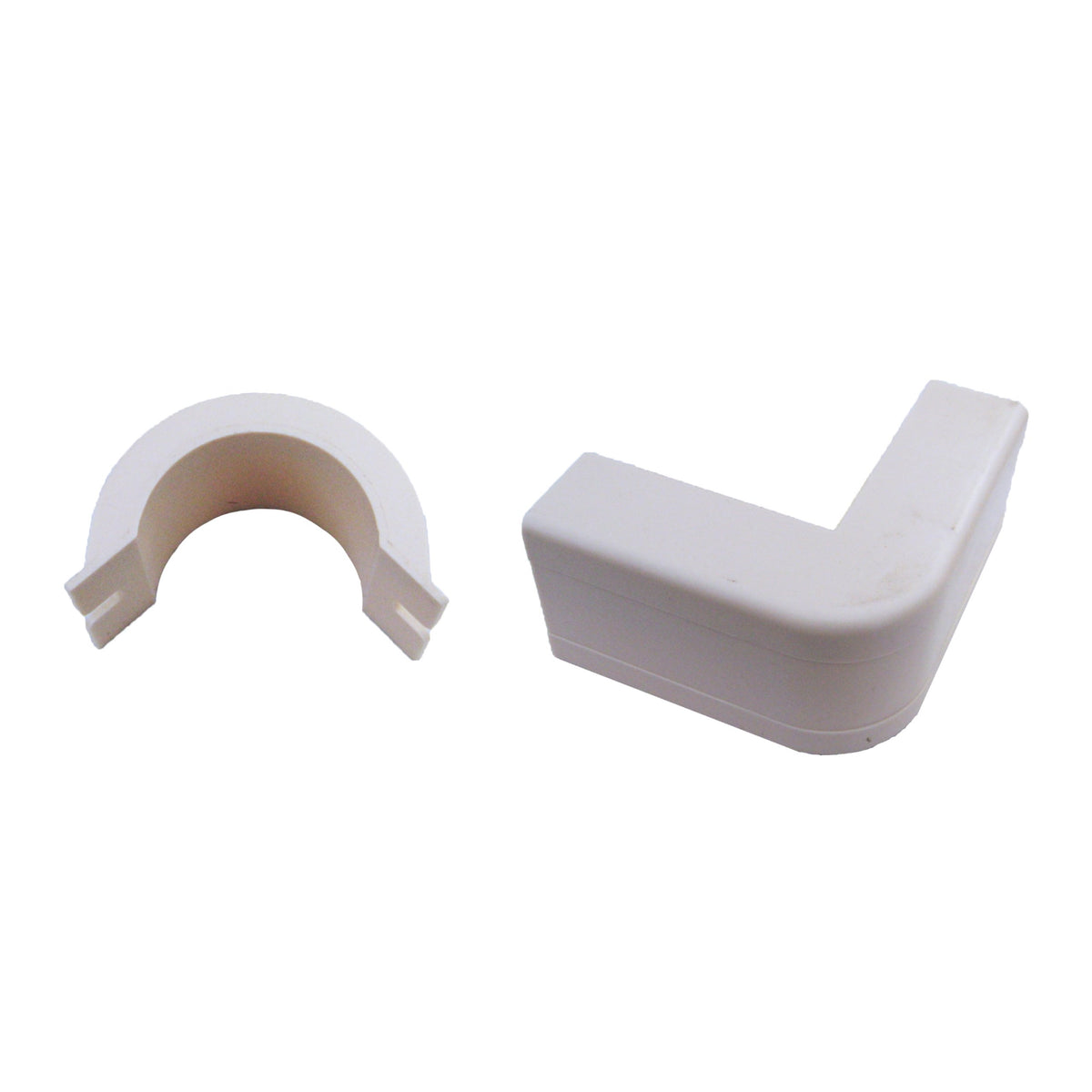 CableWholesale 3/4" Surface Mount Raceway Elbow White