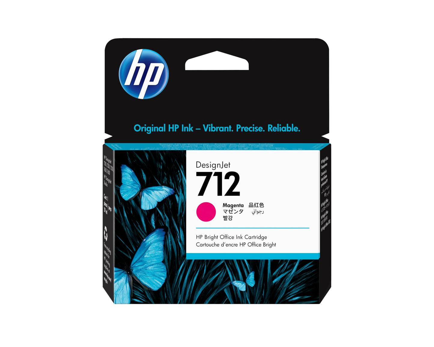 712 Magenta 29-ml Genuine Ink Cartridge (3ED68A) for DesignJet T650, T630, T230, T210 & Studio Plotter Printers