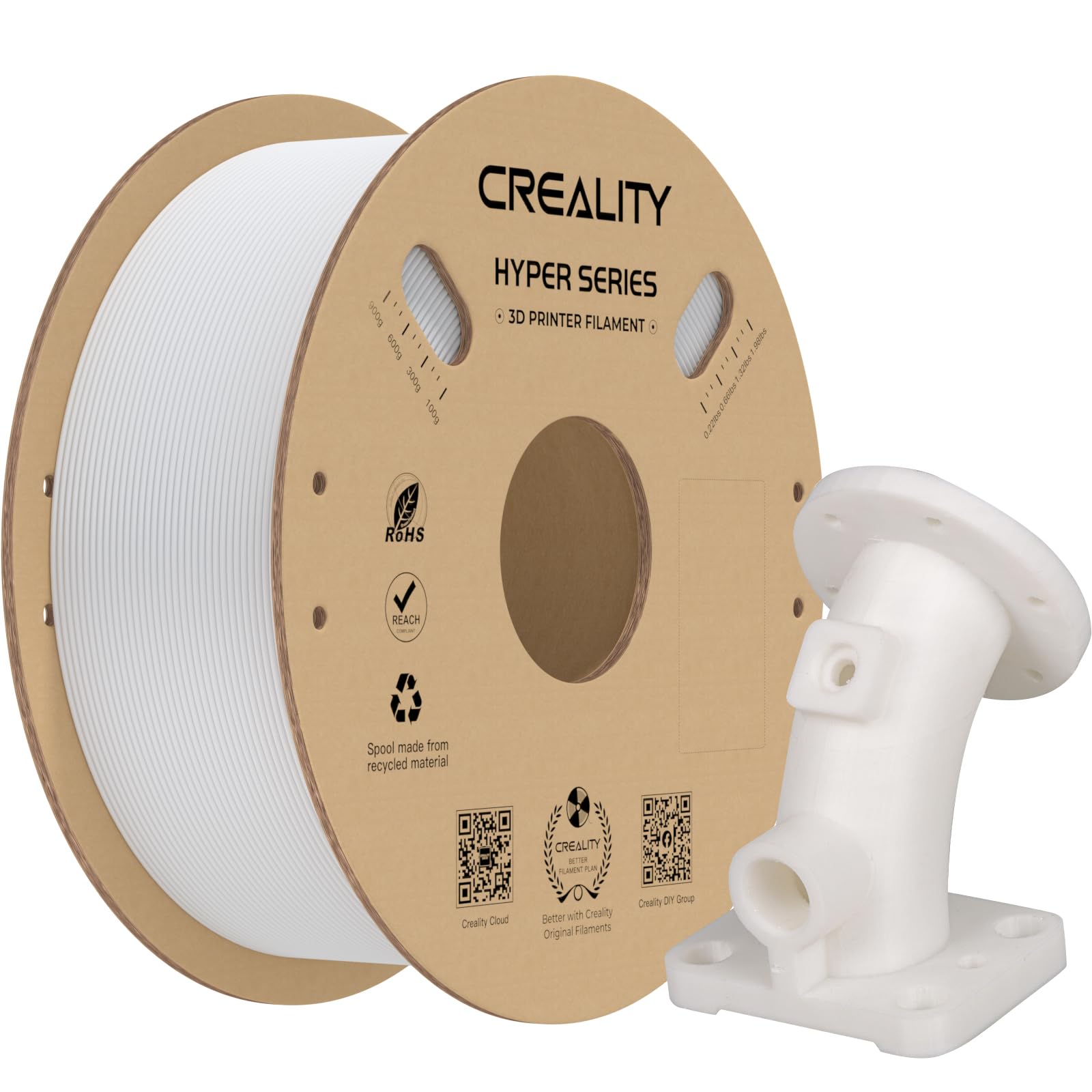 Creality Hyper ABS Filament 1.75mm White