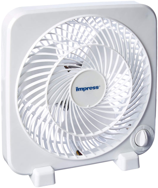 Impress 9-Inch 3-Speed Box Fan, IM-719BX