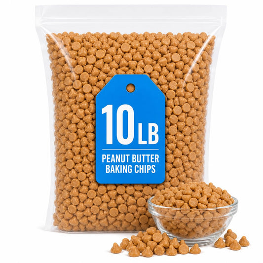 Barry Peanut Butter Chips 10 lb Bulk Bag