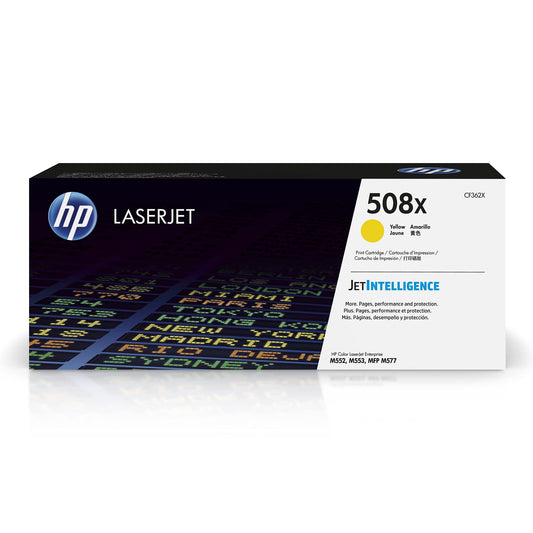 HP 508X Yellow High-Yield Toner Cartridge CF362X