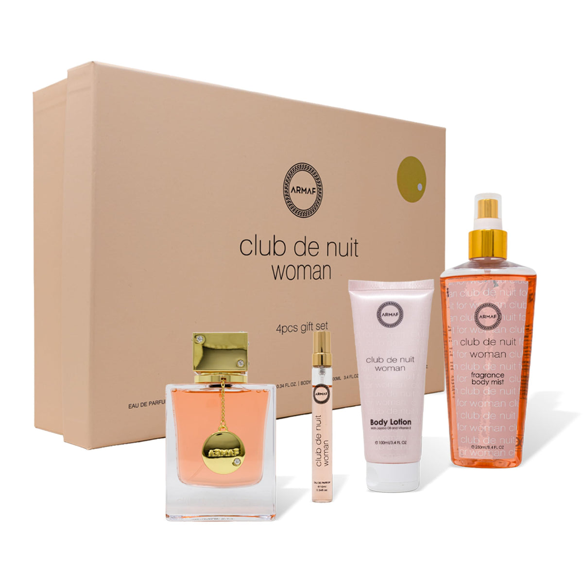 Armaf Club De Nuit 4Pc Gift Set