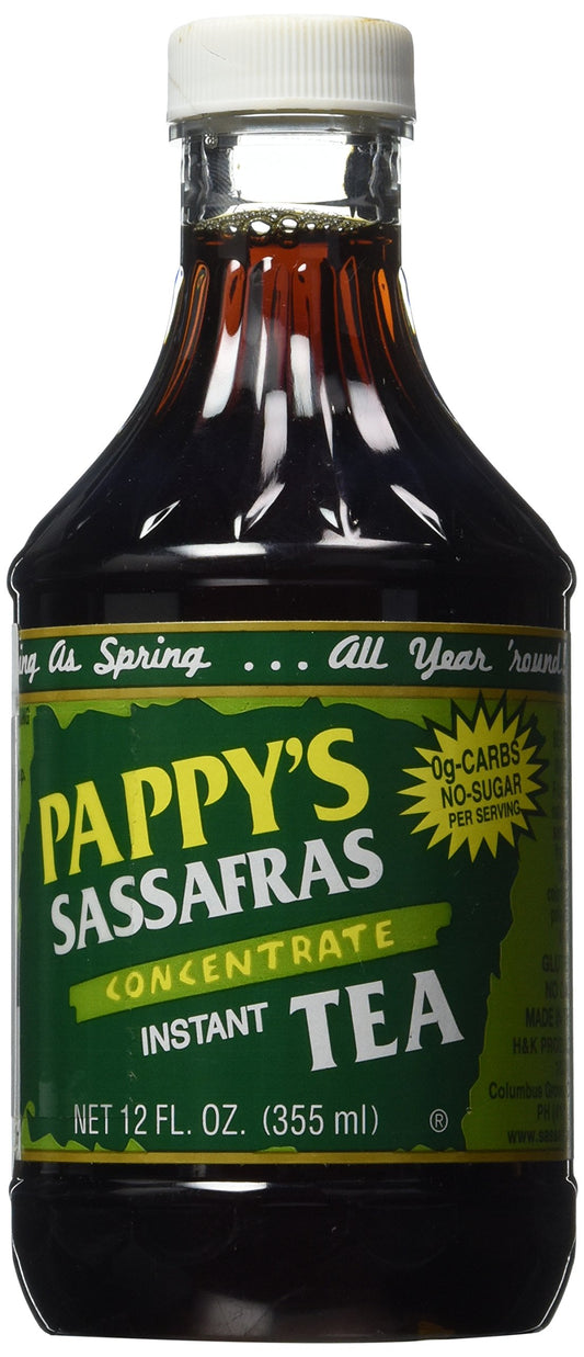 Pappys Tea Sassafras Instant 12 fl oz