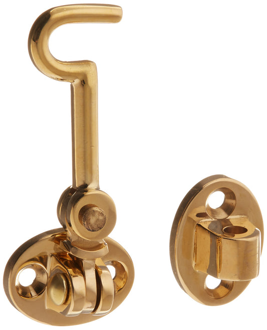Baldwin 0950031 Cabin Door Hook - Bright Brass