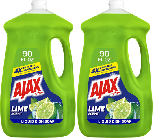 Ajax Dish Soap Vinegar and Lime 90 oz Pack of 2