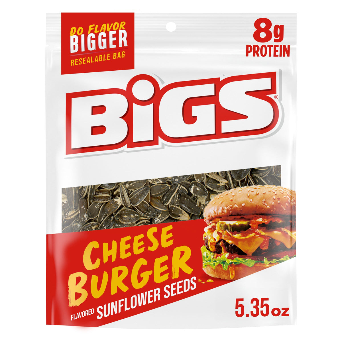 BIGS Sunflower Seeds Cheeseburger Flavor 5.35 oz