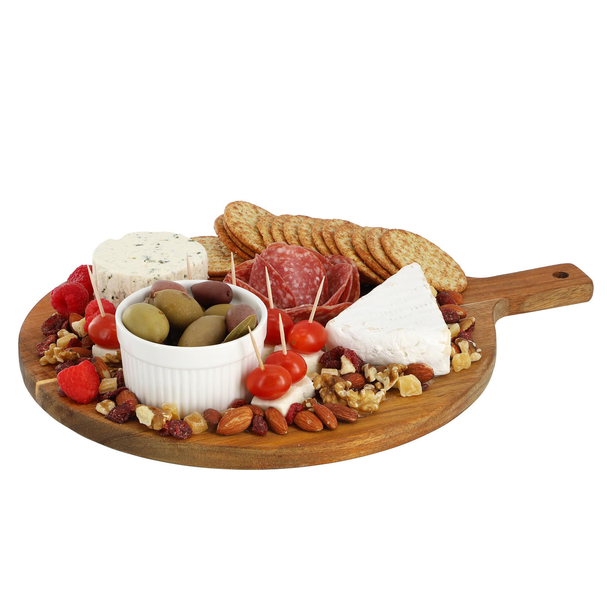 Elama Acacia Wood Serving Board 12in