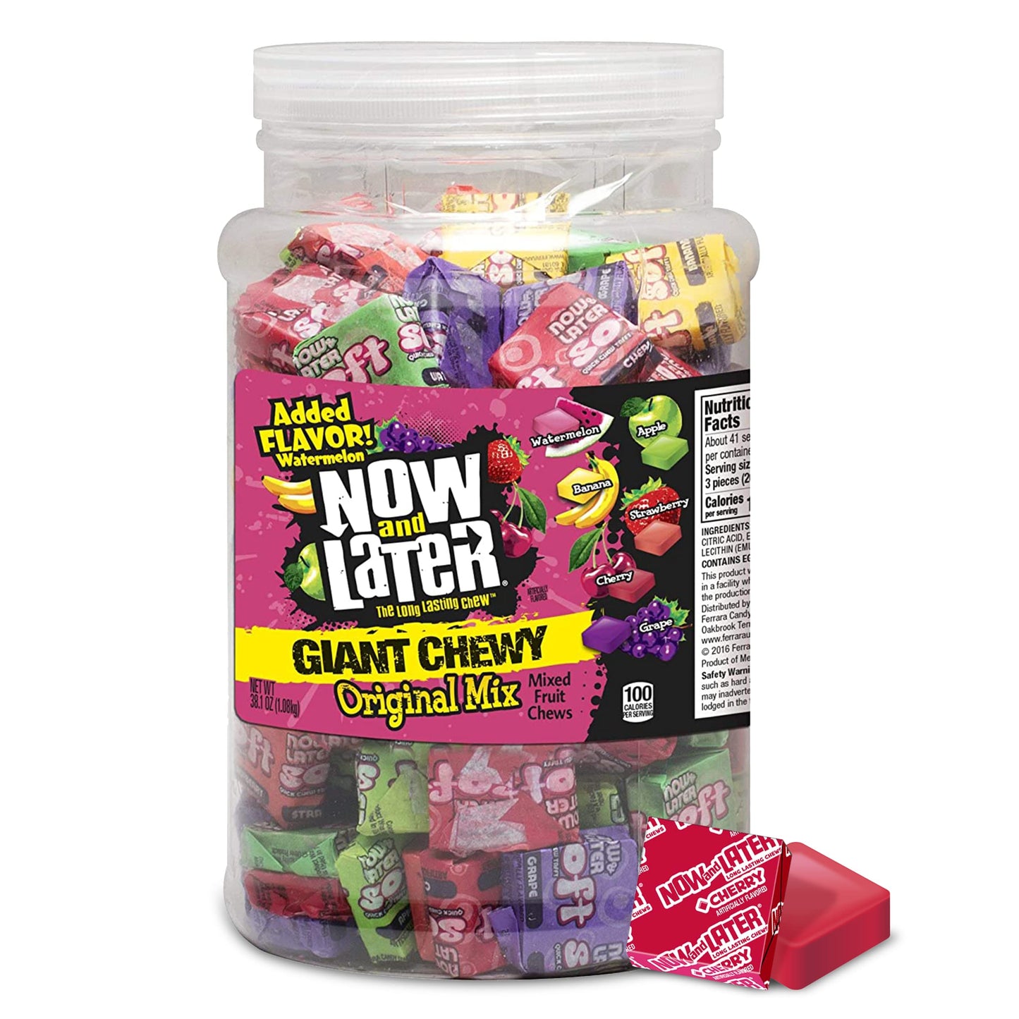 NOW Now and Later Giant Chewy Original Mix 38oz