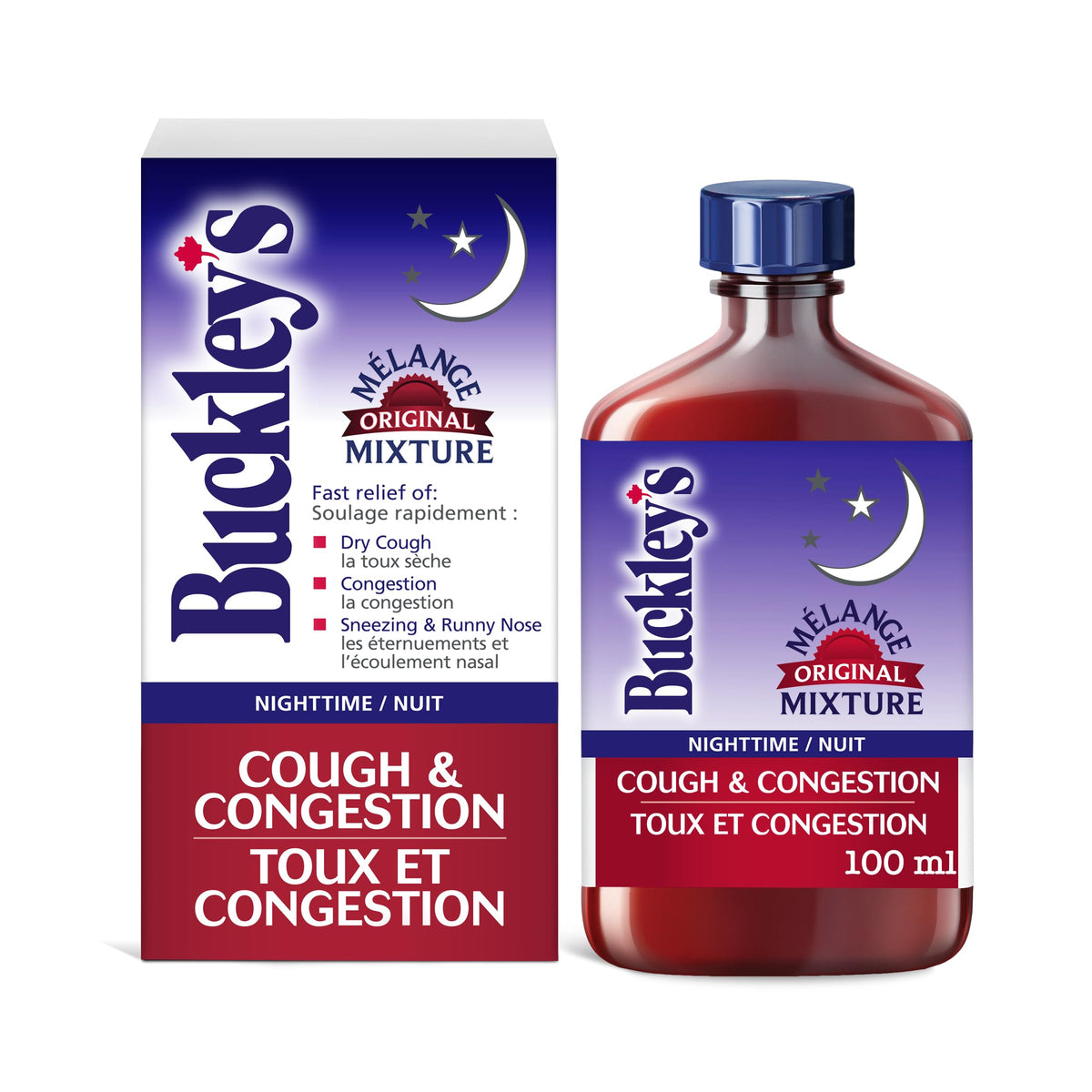 Buckley's Night Time Cough Congestion Syrup 100ml