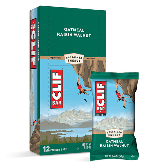 Clif Bar Energy Bars, Oatmeal Raisin Walnut, 12 ct