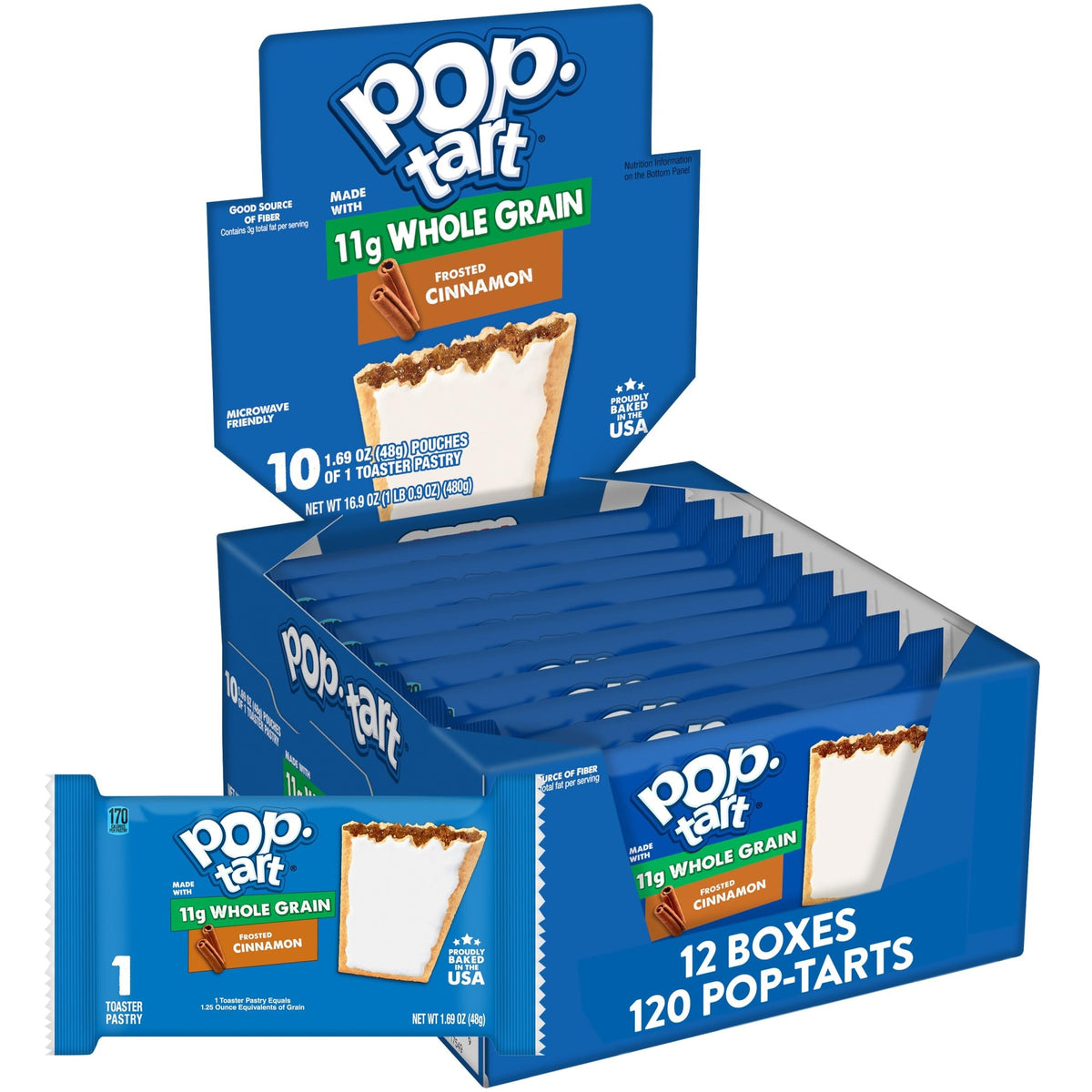 Kellanova Pop-Tarts Frosted Cinnamon 120ct