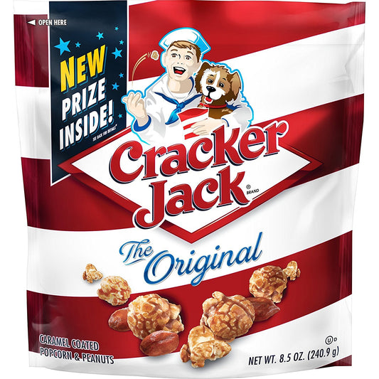 Quaker Cracker Jack Caramel Popcorn & Peanuts 8.5 oz Bag
