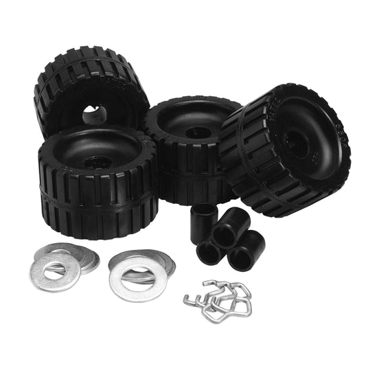 CE Smith Ribbed Roller Kit 5" x 3" - Black