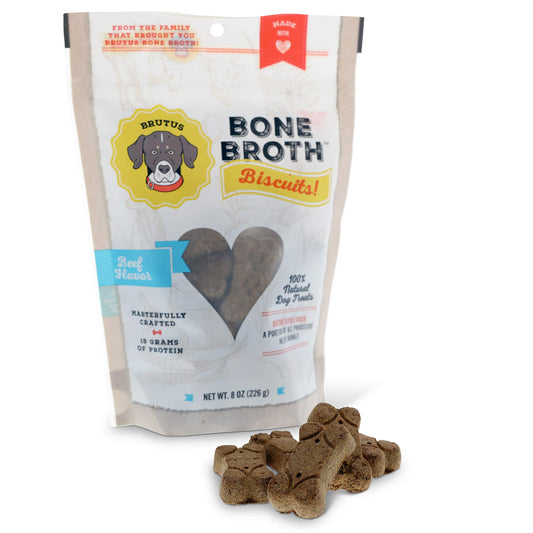Brutus Bone Broth Biscuits Beef Flavor