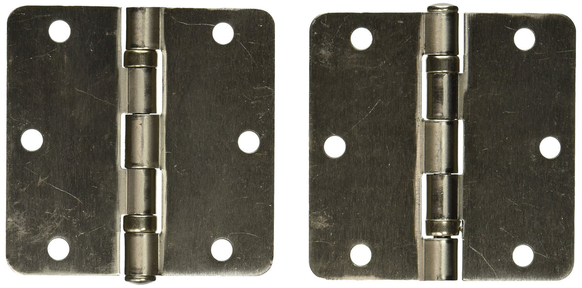 Deltana S35R4BB 3.5" x 3.5" Ball Bearing Hinge Satin Nickel