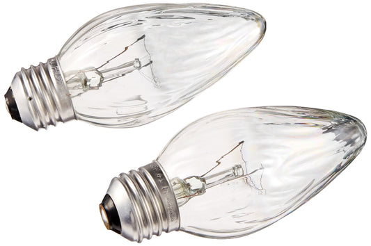 GE Auradescent 25W Flame Bulb 2-Pack