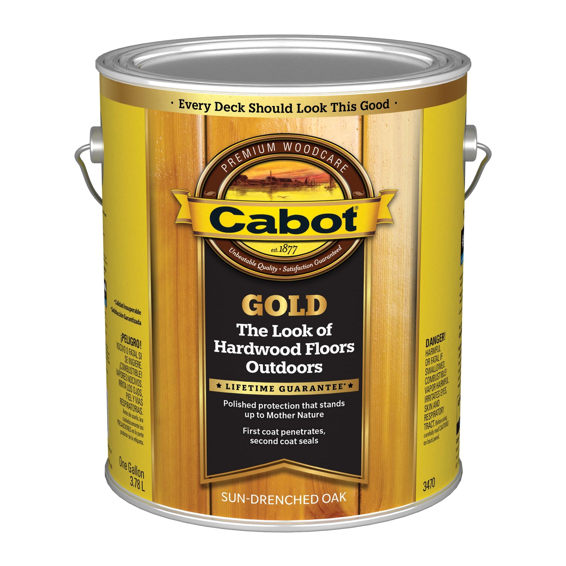 Cabot Deck Varnish Sundrenched Oak GL