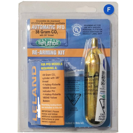 Maximum Inflation V85000-86121Z Leland 38-Gram Inflatable Life Vest Rearming Kit for V85000 Series - Auto