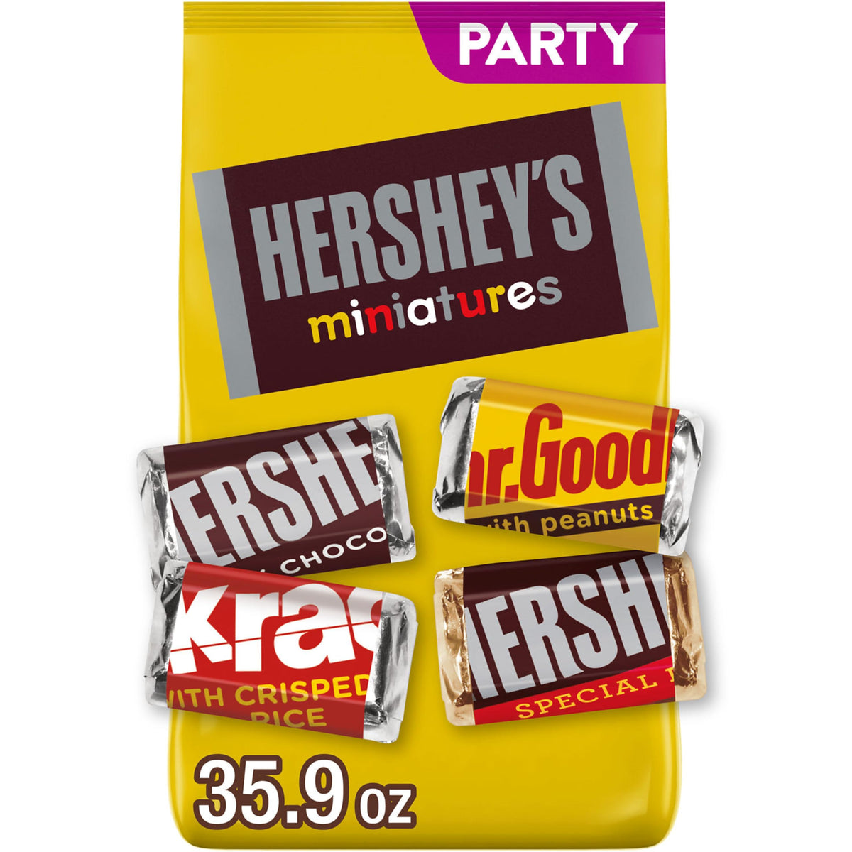 HERSHEY'S Miniatures Assorted Chocolate Party Pack 35.9 oz