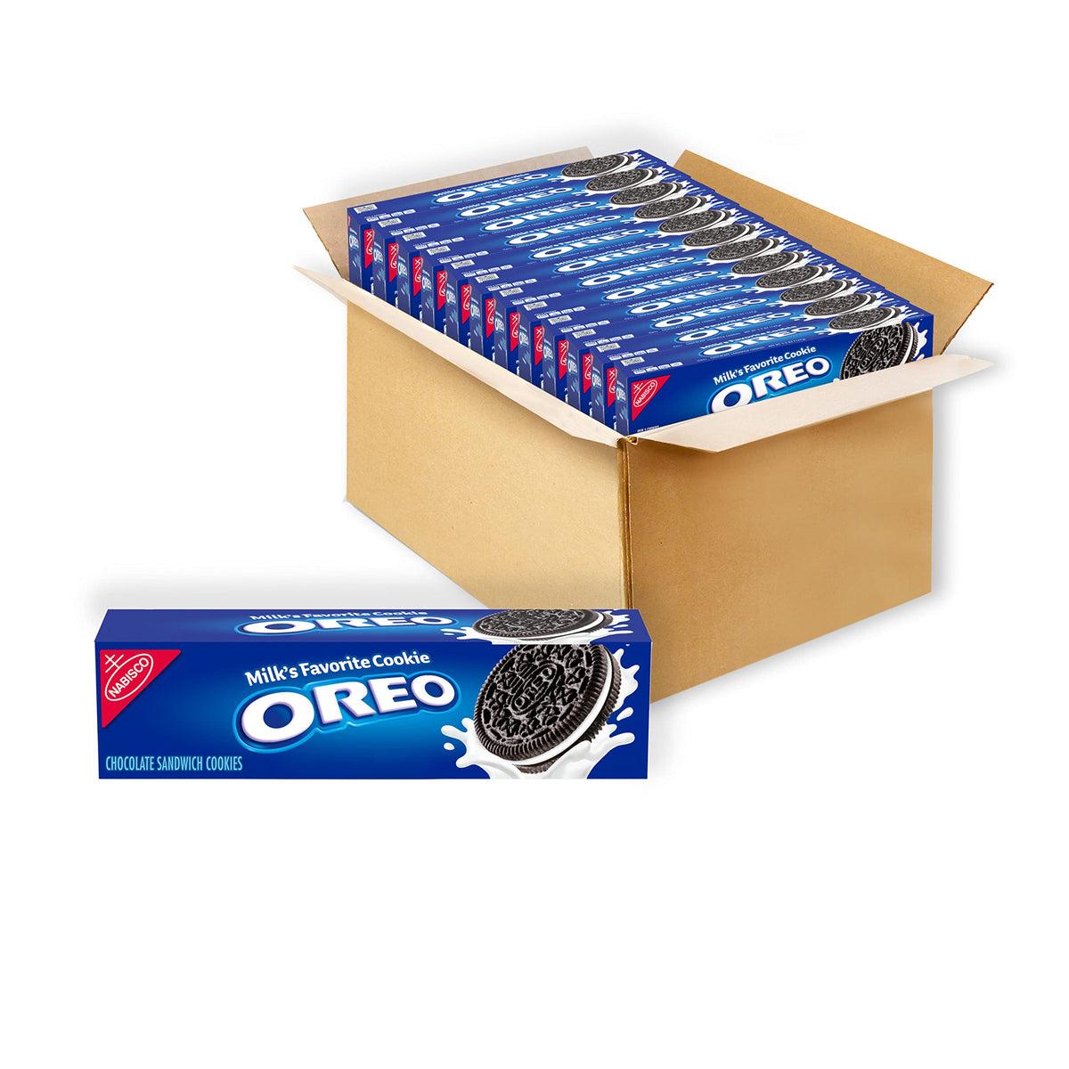 OREO Chocolate Sandwich Cookies 12 x 5.25 oz Boxes