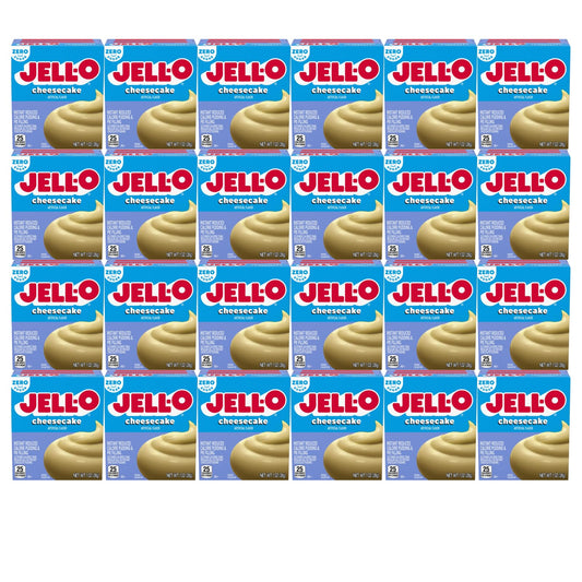 Jell-O Sugar Free Cheesecake Instant Pudding Mix (1 oz Boxes (Pack of 24))
