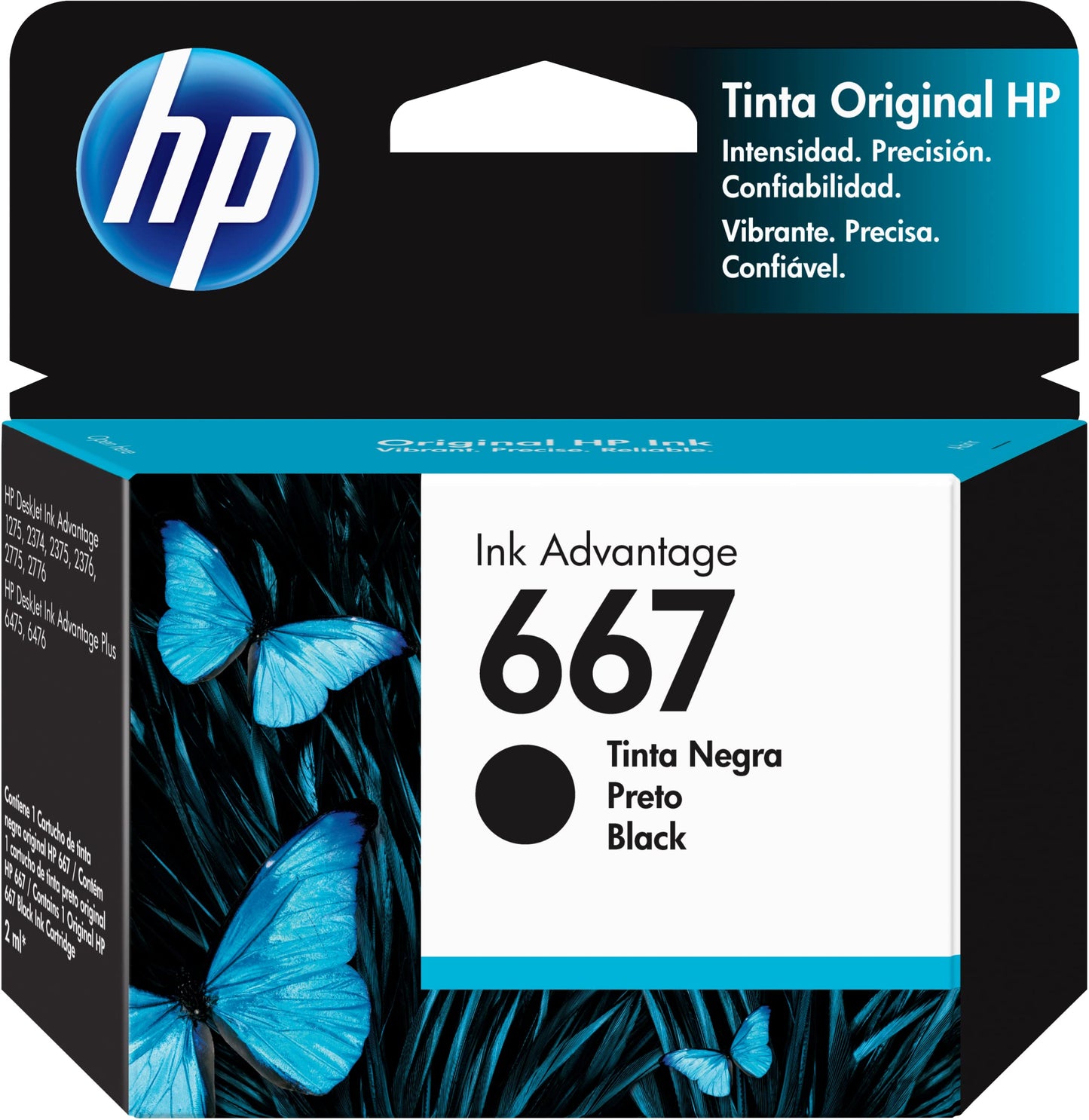 HP 667 Black Original Ink Cartridge 3YM79AL