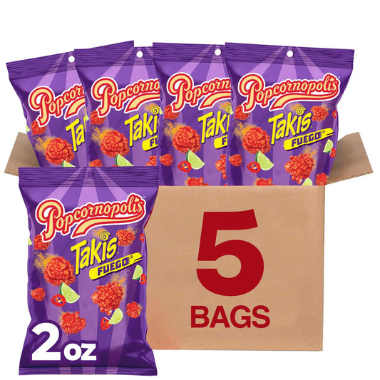 Popcornopolis Fuego Takis Popcorn Multipack 5 Count