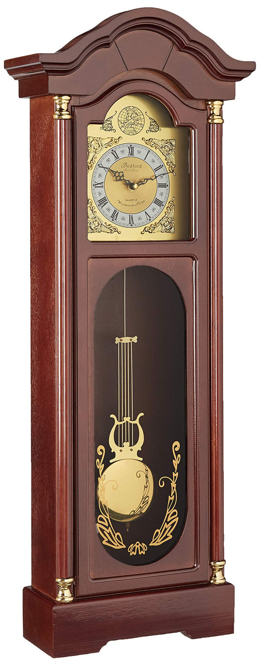 Bedford Clock Collection Chiming Wall Clock 33.25"