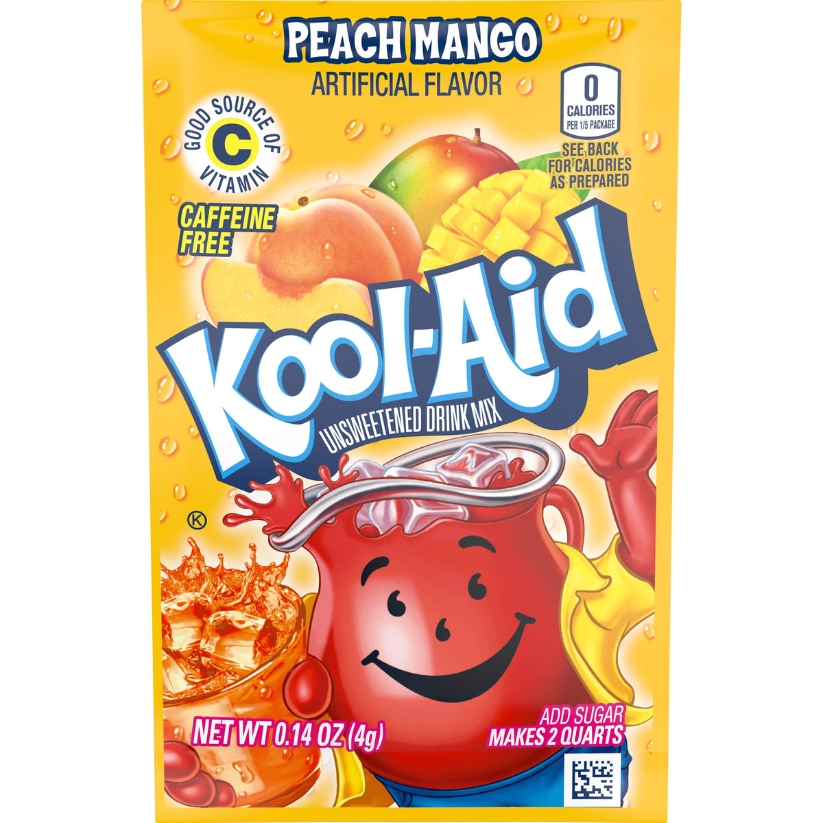 Kool-Aid Peach Mango Drink Mix 0.14 oz Packet