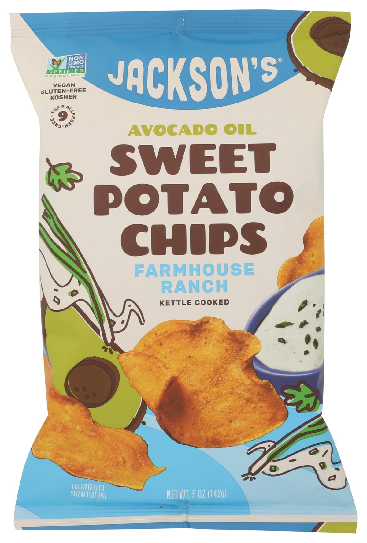 Jackson Ranch Avocado Sweet Potato Chips