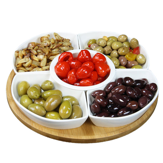 Elama Ceramic Stoneware 6-Piece Appetizer Set