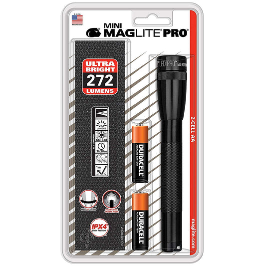 MAGLITE SP2P01H 272-Lumen Mini MAGLITE(R) LED Pro Flashlight (Black)