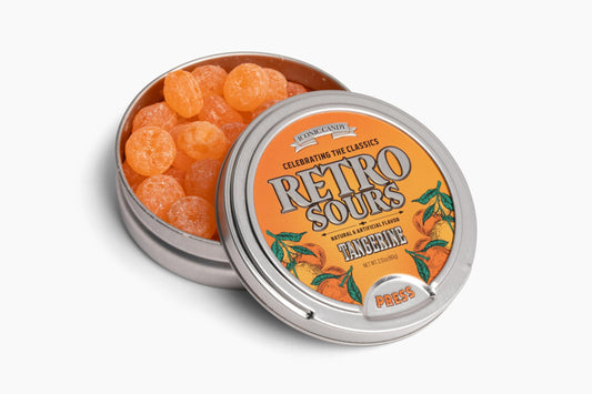 Retro Tangerine Sours Tin 2.12oz 48 Pack