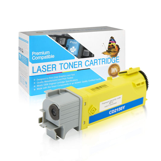 SuppliesOutlet Yellow Toner for Dell 2150/2155 1 Pack