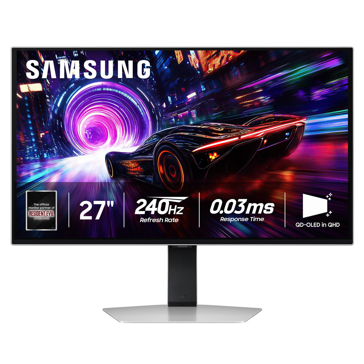 Samsung Odyssey G8 QD-OLED 27" 4K Gaming Monitor LS27FG810SNXZA