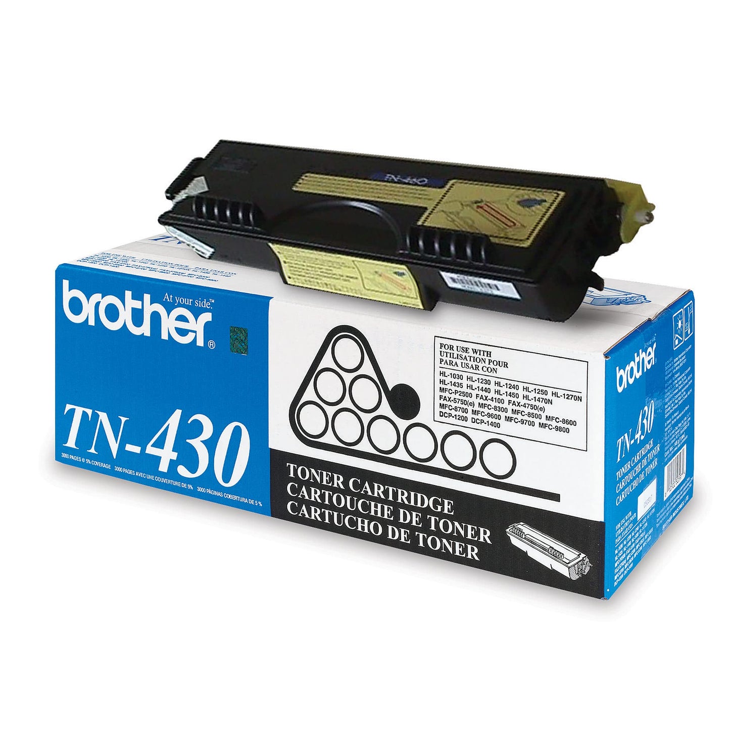 Brother TN-430 Black Toner Cartridge 3,000 Page Yield