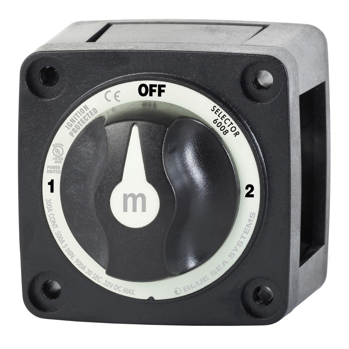 Blue Sea m-Series 6008200 Battery Switch Black