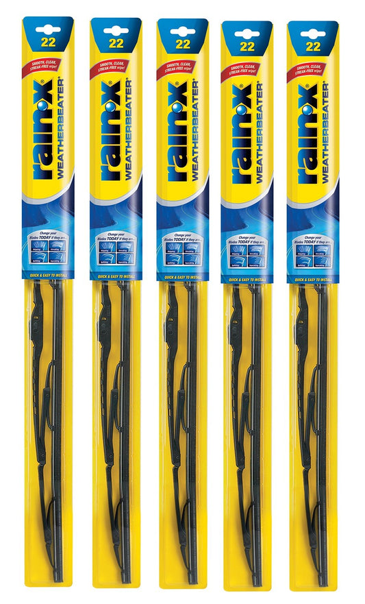 Rain-X RX30222 Weatherbeater 22" Wiper Blade 5-Pack
