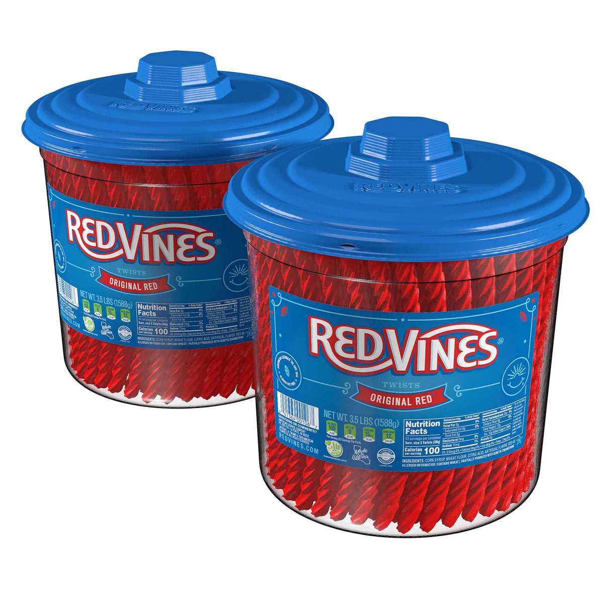 Red Vines Licorice Original Red, 56 oz, 2-Pack