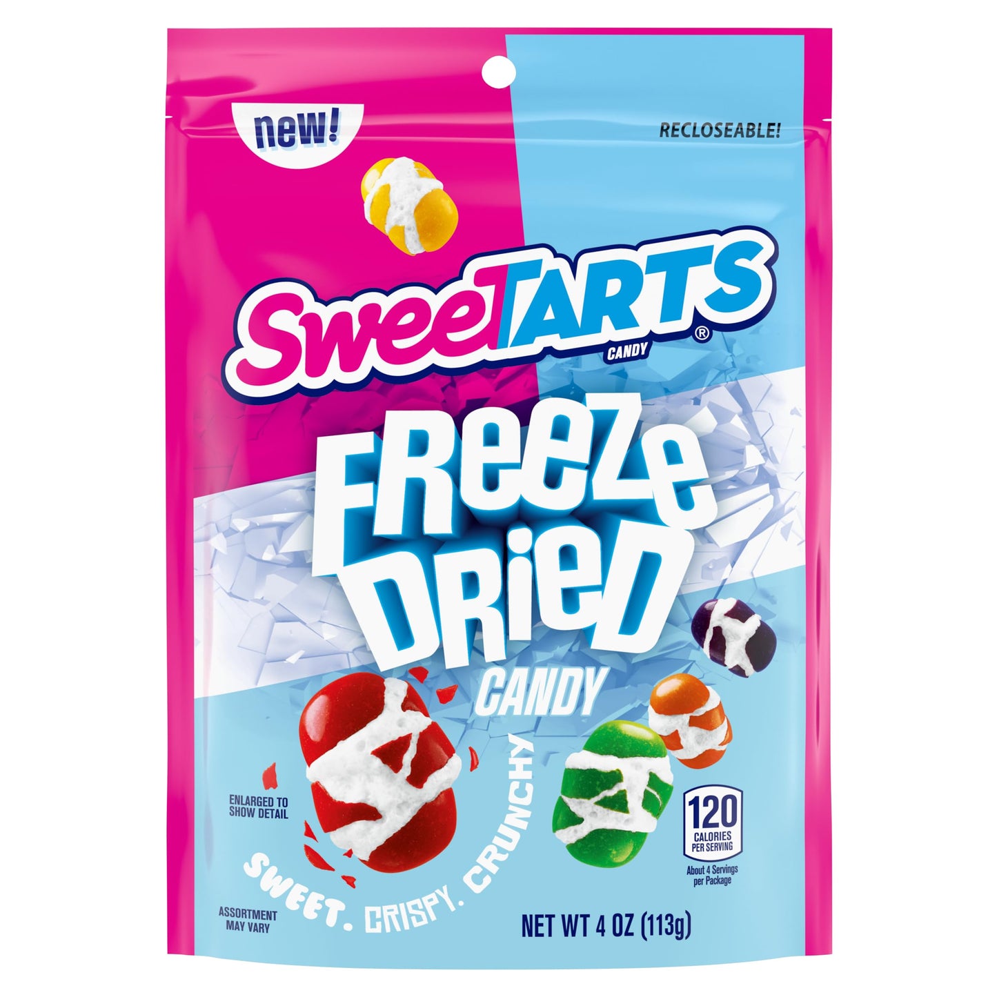 SweeTARTS Freeze Dried Candy 4 oz Bag
