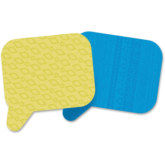 Post-it 7350BLB Super Sticky Die Cut Notes, 2/PK, Blue/Yellow
