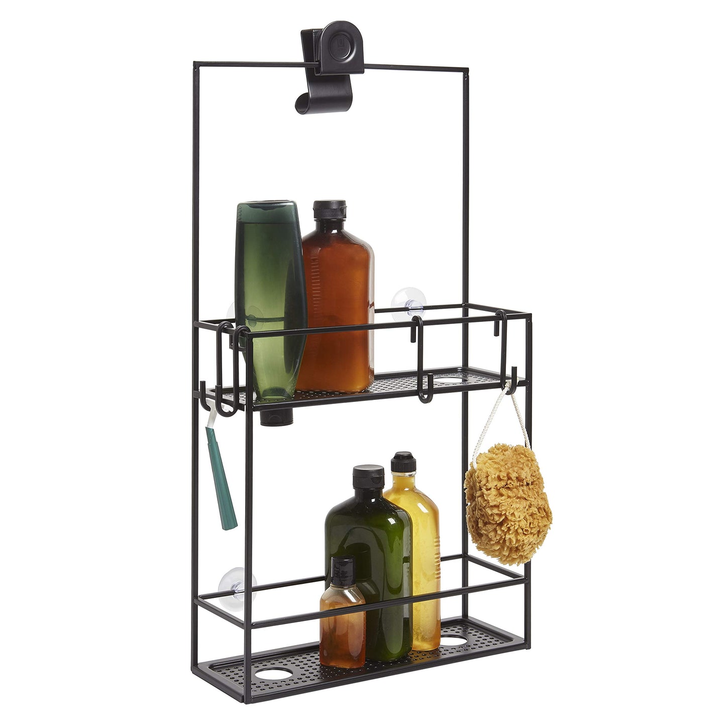 Umbra Cubiko Metal Shower Caddy Black