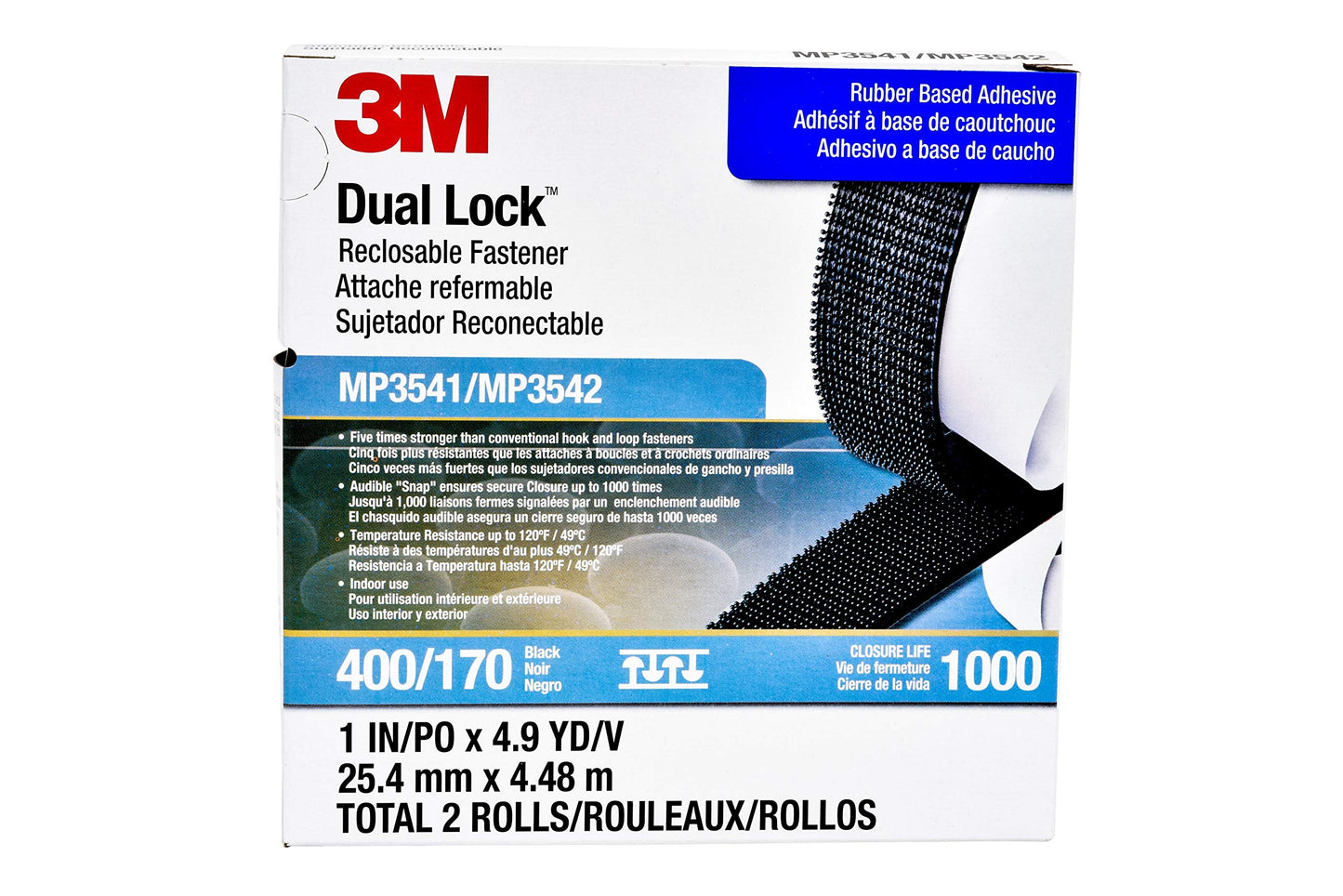 3M MP3560 Dual Lock Reclosable Fastener 1" x 176.4"