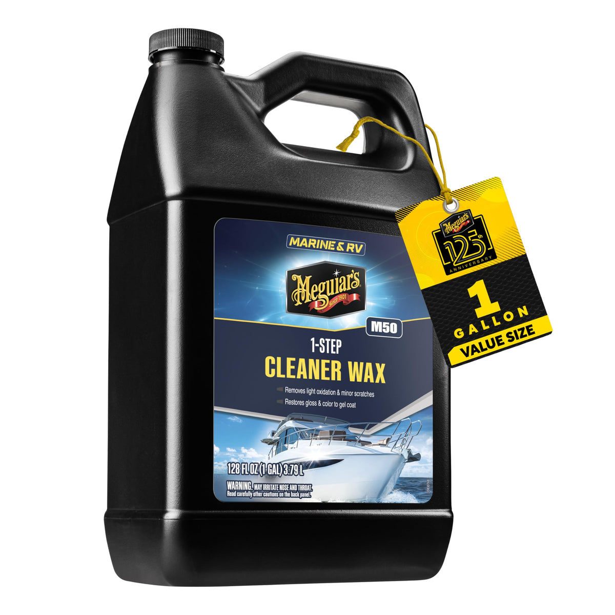 Meguiar's M50 Marine/RV Cleaner Wax, 1gal