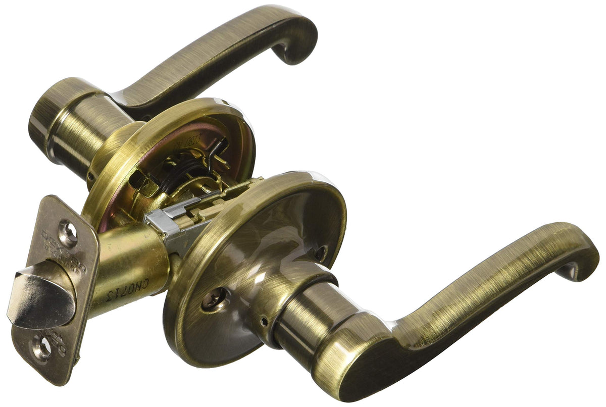 Schlage J Dexter LaSalle Antique Brass Passage Lever