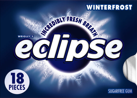 Eclipse Winterfrost Sugarfree Gum, 18 Count