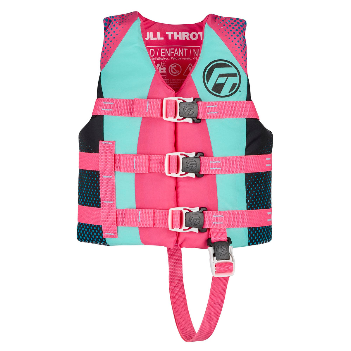 Full Throttle Child Nylon Life Jacket 33-55 lbs
