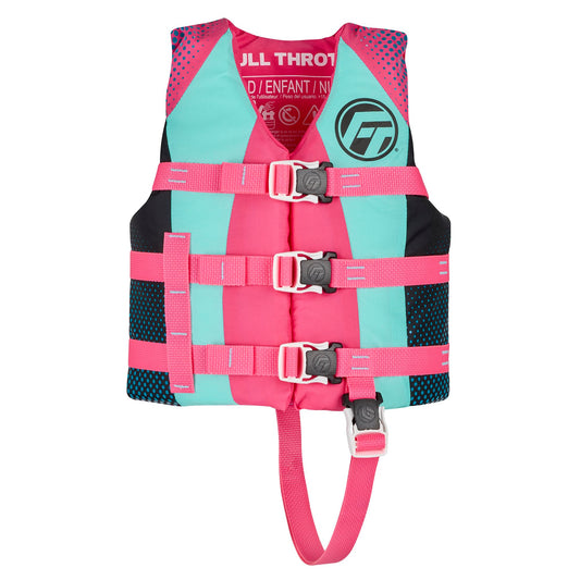Full Throttle Child Nylon Life Jacket 33-55 lbs